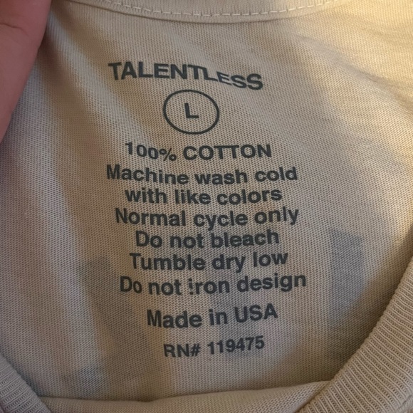 TALENTLESS long sleeve tee - Circle logo - Picture 2 of 5